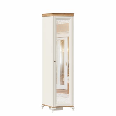 Шкаф одностворчатый с зеркальной дверью Вилладжио 680070 (Любимый дом)