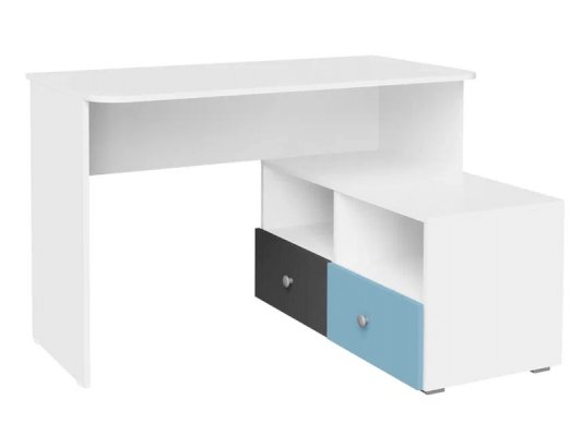 Угловой письменный стол с ящиками Сити ПМ-332.09 (ВКДП)